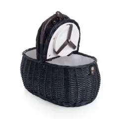 Picnic Time Evening Picnic Basket Black
