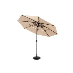 Sapphtopaz Patio Umbrella 3 Tiers Outdoor Beach Umbrella with Crank and Tilt Waterproof Pool Umbrella for Garden, Beach, Lawn, Backyard