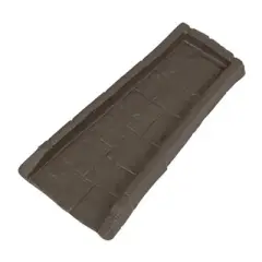 Suncast Decorative Home Splash Rain Gutter Drain Block Heavy-Duty Replacement Guard to Prevent Soil Erosion and Rain Washouts, Java (10 Pack)