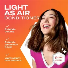 gemz Nourishing Conditioner, Light As Air, Color Safe - 5ct/0.2oz