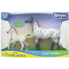 Breyer Freedom Series Spotted Wonders 1:12 Scale Model Horse Set