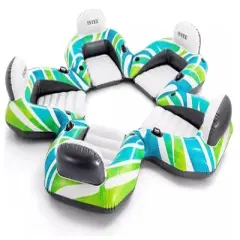 Intex Funtastic Five Floating Island 10ft 5in X 10ft X 1ft 10in