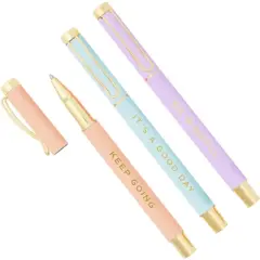 Sweet Water Decor Be Mindful Metal Pen 3pc Set