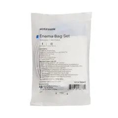 McKesson Enema Bag Set, Single Use, Disposable, 50 Count