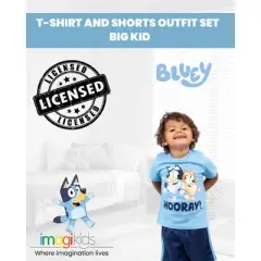 Bluey T-Shirt and Mesh Shorts Outfit Set Toddler