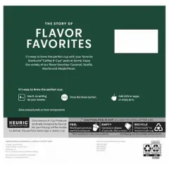 Starbucks Naturally Flavored Variety Pack Keurig K-Cup Coffee Pods  - 42ct