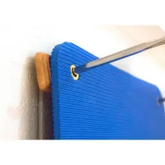 Yoga Direct Premium Hanging TPE Exercise Yoga Mat - Blue (0.6mm)