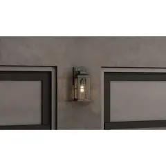 Urban Ambiance Luxury Transitional Outdoor Wall Sconce 12''H x 5''W,  Aged Pewter Finish,  Anaheim Collection, UHP1294