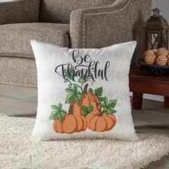 18"x18" Fall Square Throw Pillow - Kensington Garden