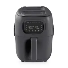 Dash 7qt Flip and Fry Digital 2-in-1 Grill + Air Fryer Graphite