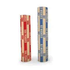 Nadex Coins&trade; Flat Standard Striped Coin Roll Wrappers for U.S. Coins