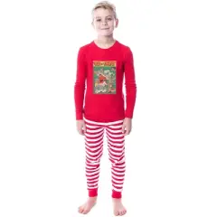 Tom And Jerry Christmas Santa Sleep Tight Fit Family Pajama Set