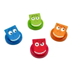 Junior Learning&reg; Clever Clips, DinoClips, Pack of 4