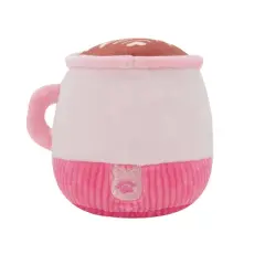 Squishmallows 3.5" Emery The Latte Squeaky Plush Dog Toy