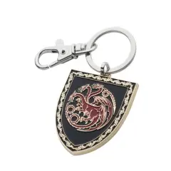 SalesOne LLC Game of Thrones House of the Dragon Targaryen Shield Enamel Keychain