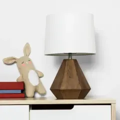 Wood-Like Table Lamp (Includes LED Light Bulb) - Brown - Cloud Island&trade;
