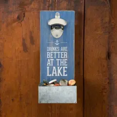 Pavilion Gift Company - At the Lake - 11.5" Wall Mount Bottle Opener - Bottle Openers