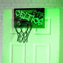 NBA Boston Celtics Over The Door Mini Basketball Hoop