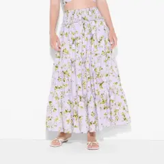 Women's Tiered Maxi A-Line Skirt - Wild Fable&trade; Mauve