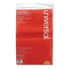 Universal Clear Laminating Pouches 3 mil Menu 18 x 12 25/Pack 84640