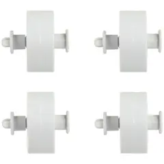 Pool Central Set of 4 Replacement Wheels for Swimming Pool Vacuums 1.25"