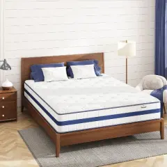 PAGED Hybrid Mattress Cooling Memory Foam Mattress with Individually Pocket Coils for Bedroom