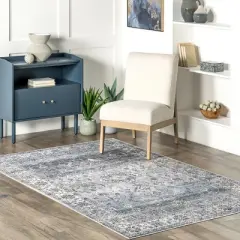 nuLOOM Britt Stain Repellent Machine Washable Area Rug