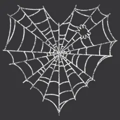 Women's Lost Gods Halloween Heart Spider Web Racerback Tank Top