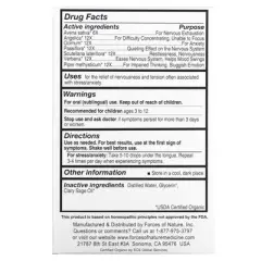 Forces of Nature &ndash; Kids Calm Mood Certified Organic (10ml), Non-GMO, Naturally Ease Mood Swings, Irritability, Anxiety, Stress and Worry Formula for