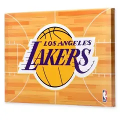 NBA Los Angeles Lakers Court Canvas Wall Sign