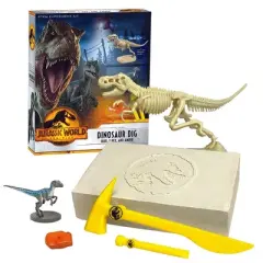 Jurassic World: Dominion Dinosaur Dig - Blue, T. Rex, and Amber