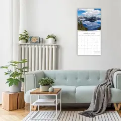 2026 Square Wall Calendar, National Parks USA, 16-Month Passport Collection Theme with 180 Reminder Stickers (12x12 In)