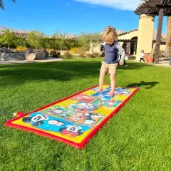 GoFloats Disney Mickey and Friends Kids' Hopscotch Splash Pad Mat and Sprinkler