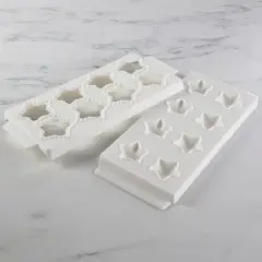 Star Ravioli Molds- Mini 2" Stars - 2 pc Tray & Press makes 8 Raviolis, Easy to Use & Clean- Add Fun to Pasta Night or Dinner, Great Cooking Activity