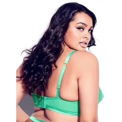 Women's Plus Size Daria Quarter Cup Underwire Bra - peppermint | FOX & ROYAL