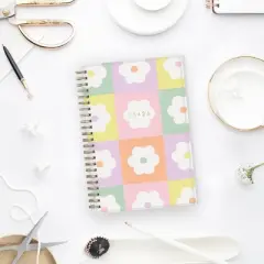 Blue Sky Brook Gossen Planner PP with Zip Pouch 5"x8" Weekly/Monthly April 2025 to June 2026 Wirebound (15 Month) Daisy Check