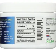 Xlear Spry Peppermint Chewing Gum - Sugar Free