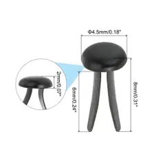 Unique Bargains Corrosion Resistance Light Weight Durable Arts and Crafts Brads 200 Pcs