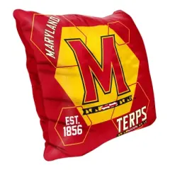 NCAA Maryland Terrapins Firm Density Connector Velvet Reverse Pillow