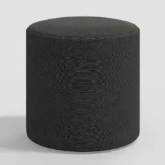 Round Thalia Ottoman Linen - Skyline Furniture