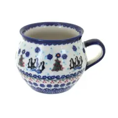Blue Rose Polish Pottery 56 Vena Bubble Soup Mug