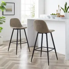Set of 2 Weston Barstools - Crosley