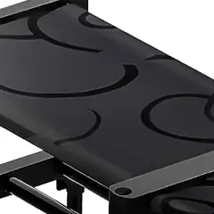 WOWLIVE 9-Tier Large Stackable Metal Shoe Rack Shelf Storage Tower Unit Cabinet Organizer for Closets, Fits 50 to 55 Pairs, Black