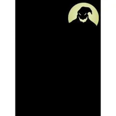 Junior's The Nightmare Before Christmas Oogie Boogie Full Moon Small Portrait T-Shirt