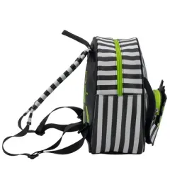Beetlejuice Beetlejuice "It"s Showtime" Mini Cosplay PU Backpack Purse, Shoulder Bag, 10.5 Inch, Adjustable Straps, Faux Leather