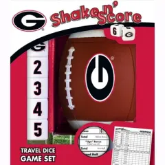 MasterPieces Officially Licsenced NCAA Georgia Bulldogs Shake N' Score Dice Game for Age 6 and Up