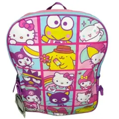 Hello Kitty & Friends 16" School Backpack with Large Front Pocket & Rectangular Lunch Bag