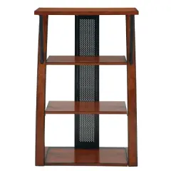 44" Aurora Bookcase Black - OSP Home Furnishings