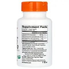 Doctor's Best High Absorption CoQ10 Plus PQQ , 60 Veggie Caps