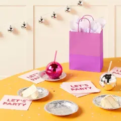 Small Gift Bag Purple Two Color Block - Spritz&trade;